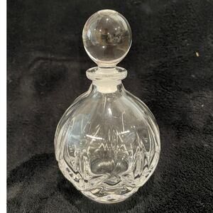 Vintage RCR Royal Crystal Rock Perfume Bottle w/Round Ball Stopper